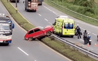 Accidente en la autopista Medellín–Bogotá