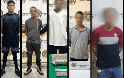 Golpe al crimen organizado en Medellín deja ocho capturados y la incautación de armas y drogas