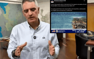 Gobernador de Antioquia celebra recompensa de EE. UU. por alias «Calarcá»