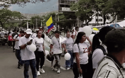 Movilización dejó paralizado el centro de la ciudad