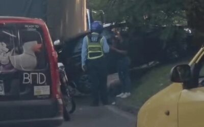 Accidente de tránsito en la Avenida Regional