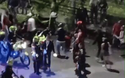 Hinchas del América fueron atacados durante banderazo en Medellín: varios heridos