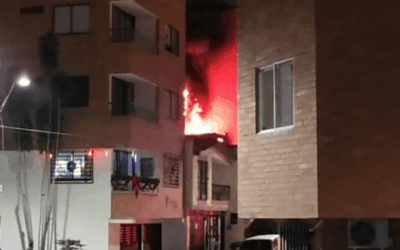 Incendio estructural en el barrio Alcalá fue controlado por los bomberos