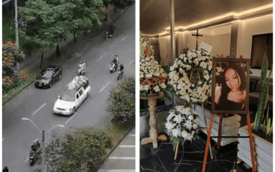 Así despiden a Sara Escobar, una de las estudiantes fallecidas