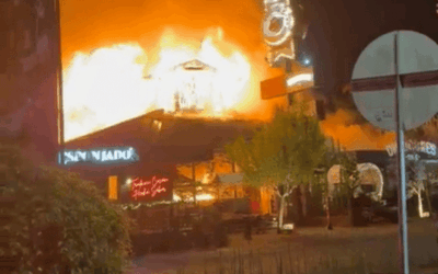 Incendio estructural en restaurante de Llanogrande