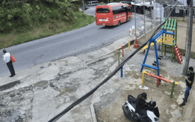 Video capta el momento del grave accidente en la vía a Santa Elena