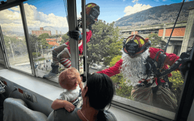 Papá Noel descendió al San Vicente y la Navidad se volvió esperanza