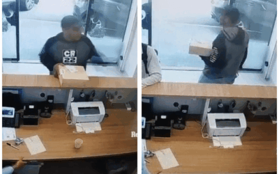 Falso repartidor hurtó regalo para empleados en clínica veterinaria de Calasanz