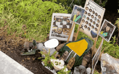 El punto de la carretera donde Antioquia guarda luto por los 16 estudiantes