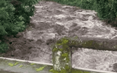 Alerta por creciente del río en Santa Rita, Andes (Antioquia)
