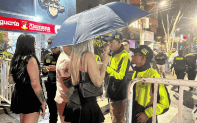 Operativo sorpresa en el Parque Lleras dejó establecimientos suspendidos, armas incautadas y controles masivos