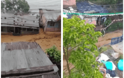 Creciente súbita en la Comuna 8 de Medellín deja una persona fallecida