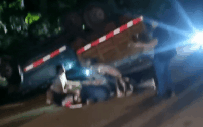 Accidente de tránsito en el repecho de Sinifaná dejó varios lesionados