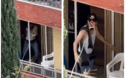 Hombre armado con machete hiere a un policía durante procedimiento en Envigado