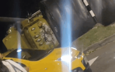 Accidente de tránsito en la madrugada en el occidente de Medellín