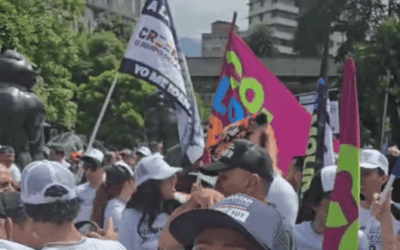 Creemos se concentra en la Plazoleta Botero y reactiva su agenda política en Medellín
