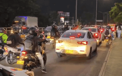 Movilidad colapsada en la Avenida 80 y el sur del Valle de Aburrá