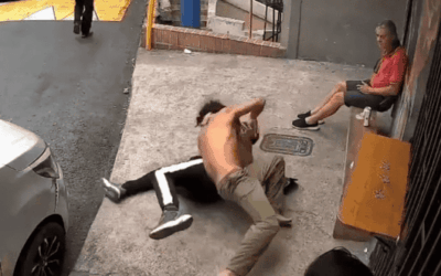 Alerta ciudadana en el norte de Medellín por sujeto que estaría agrediendo a personas en vía pública