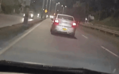 Conductor con maniobras peligrosas generó alerta en la Autopista Norte, a la altura de la Feria de Ganados