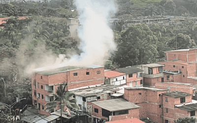 Incendio estructural en el sector La Iguaná