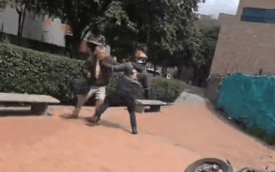 Agresión a un ciudadano en paso peatonal del barrio El Plan, en Suba