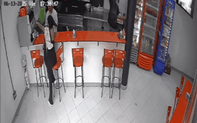 Hurto de celular en local comercial de la 33 quedó registrado en video