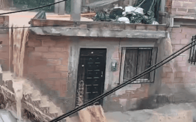 🌧️ Fuerte aguacero provocó inundaciones en viviendas de San Antonio de Prado