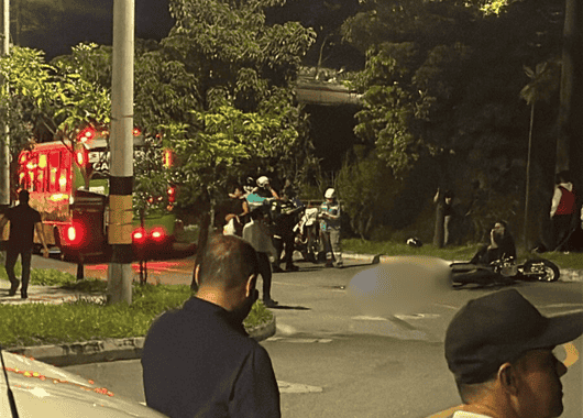 Accidente fatal en Calasanz: motociclista muere tras choque con bus del Metro