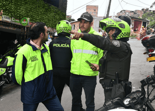 Robo a comensales en la Transversal Inferior desata operativo de seguridad en Medellín