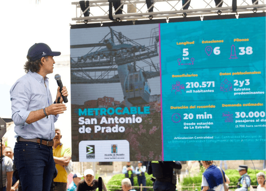 Medellín le apuesta a un nuevo metrocable: conectará San Antonio de Prado con La Estrella en solo 20 minutos