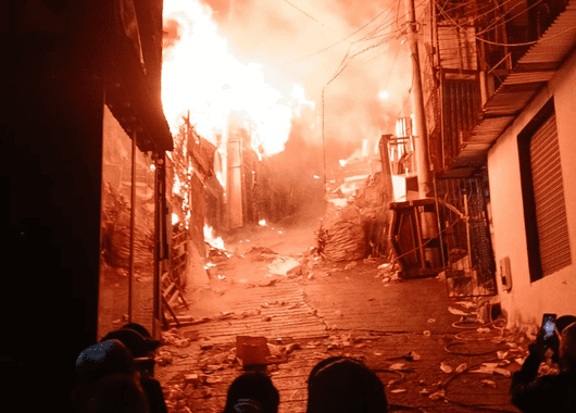 Incendio en Carpinelo deja 16 viviendas afectadas: no se reportan heridos