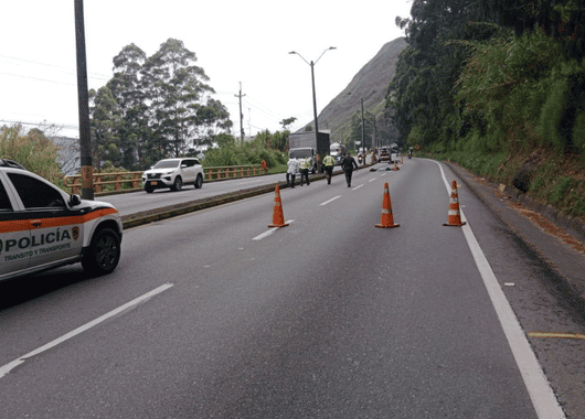 Trágico accidente en la autopista Medellín-Bogotá: motociclista murió en Copacabana
