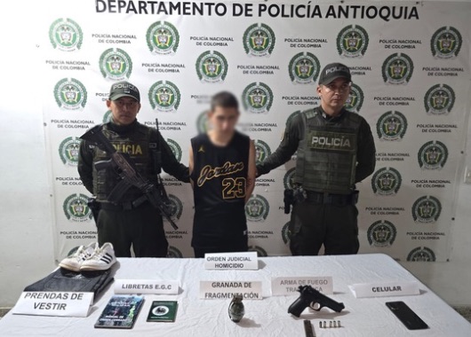 Capturan en Yarumal a presunto integrante del Clan del Golfo vinculado a doble homicidio